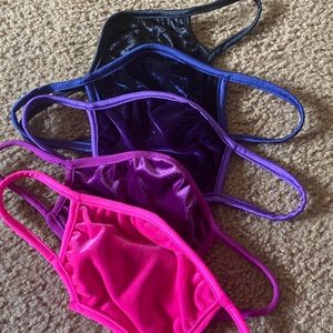 3 pack velvet face masks